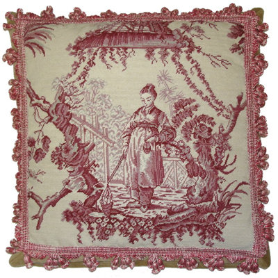 Pettipoint Chinese Fishwife Red/White -  HKH International, HP6112T