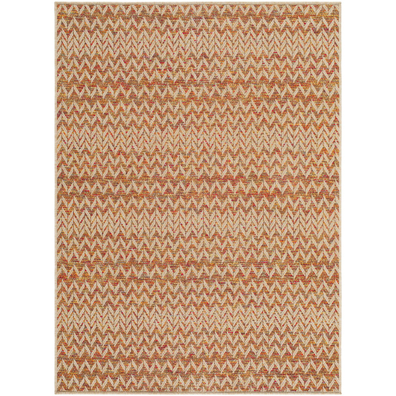Blunk Cottage Outdoor Machine Woven Area Rug CEE2301, Rectangle 5' x 7'