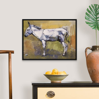 «Donkey Stallion, Ronda, 1998» par Mark Adlington, reproduction d'art graphique sur toile