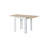 Extendable Table Newark, Folding Dining Table With Book Opening, Foldable Auxiliary Table