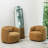 Bruschi 34" Wide Boucle Polyester Upholstered Swivel Armchair-79620931