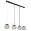 Macksville 4 - Light Black Kitchen Island Pendant