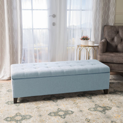 Banc de rangement avec repose-pieds Upholstein