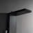 6-Jet Rainfall Shower Panel System With Spa Jets Rainfall Waterfall Shower Head And Shower Wand Marble Finish In Black