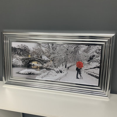 Winter Stroll - Single Picture Frame Print