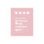 Citation textuelle Playful Star & Heart, cadre en bois intégré, l 16 x L 20