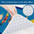 Blue Multicolor Fish Kitchen Rug 3 Piece Set for Kitchen & Bathroom
