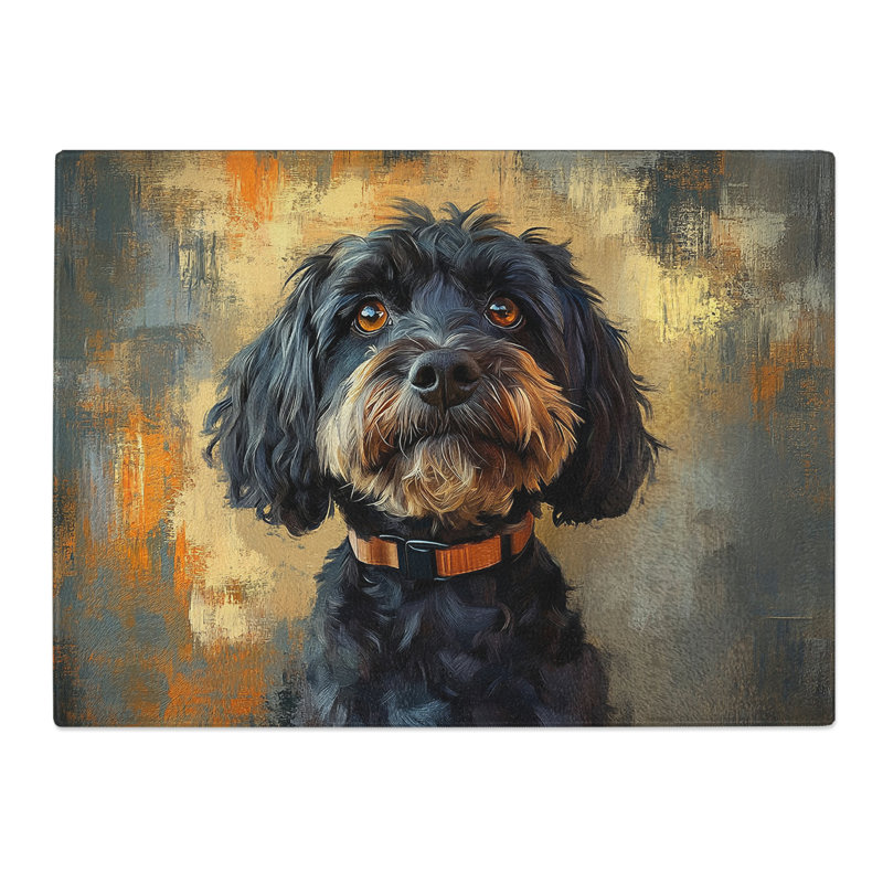 Cockapoo Dog Vol.2  Glass Chopping Board