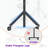 Mobile Adjustable Height Laptop Standing Desk – Portable Computer Desk With Lockable Wheels, 6 Height Settings, Triangular Leg Design, Perfect For Walking Pad-222515914