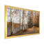 Automne, forêt de bouleaux au bord du lac - art mural traditionnel sur toile-1060044756-1060044716-1013479307