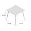 Metal Base Dining Table-2105720320
