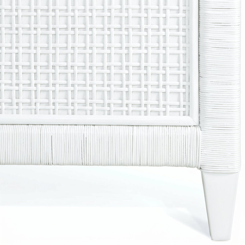 Naples Low Profile Standard Bed, Twin, Frost White