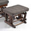 Chaise berçante et repose-pieds Azariyah Konfor-754865942-745961577