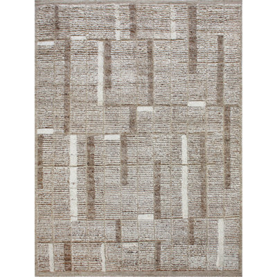 Hand Knotted Wool Geometric Indoor Rug