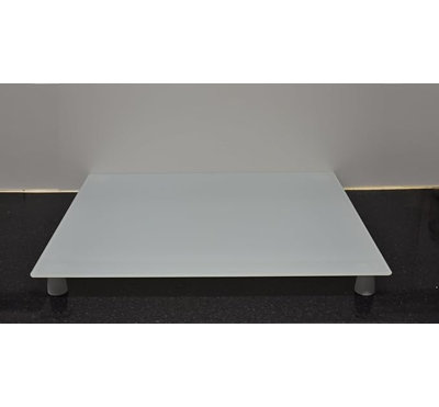 60X52Cm White Universal Hob Cover Plate Tempered Glass Worktop Saver Dishwasher Safe 5Mm All Types of Cookers (Hob Cover 4 Feets)