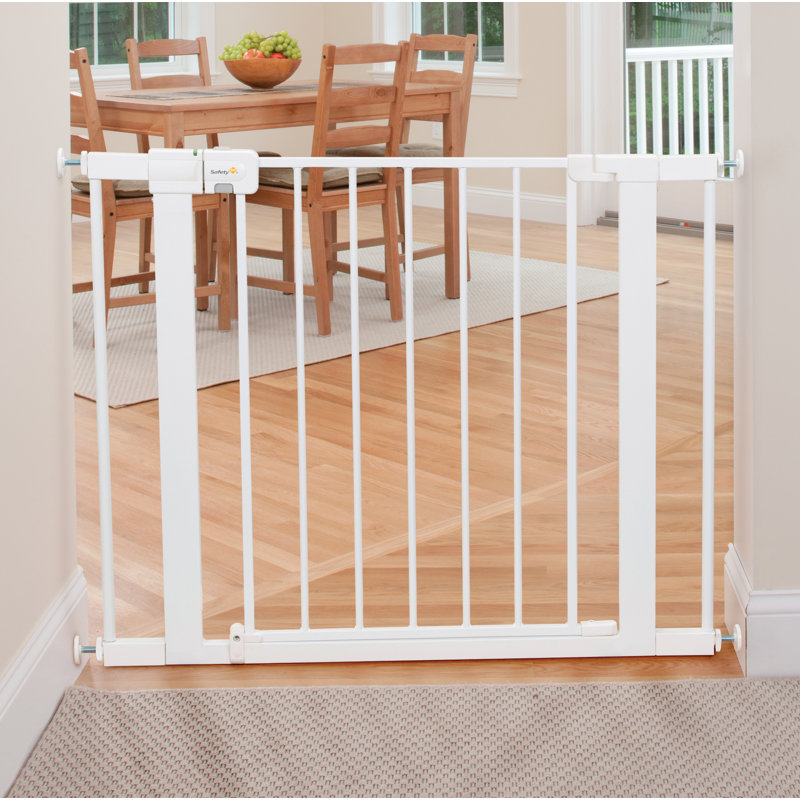 Easy Install Walk-Through Safety Gate, White