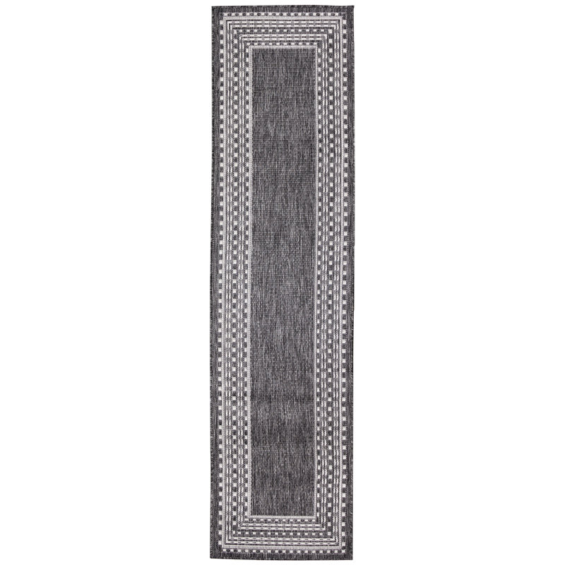 Trei Striped Indoor / Outdoor Rug, Runner 1'11" x 7'6"
