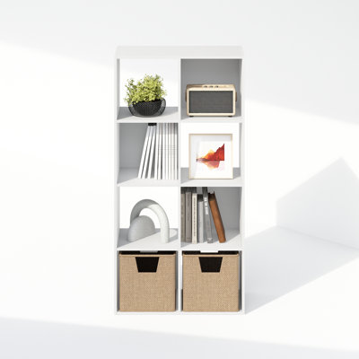 Cubic Storage Cabinet, Bookcase, Bookshelf, 8-Cube