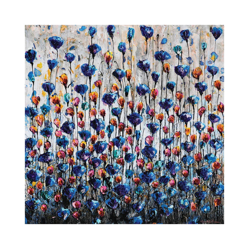 Poppies And Friends IV by Donatella Marraoni - Wrapped Canvas Gallery-Wrapped Canvas Giclée