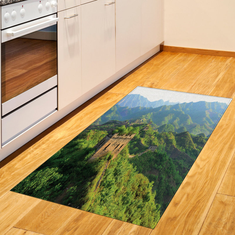 Nature High Density Long Fiber Poly Threads Decorative Area Rug Carpet, Rectangle 2'7" x 5'