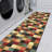 Homeline Non-Slip Rubberback Checkered Indoor Runner Rug, Multicolor-46649164