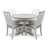 Caidan Extendable Pine Round Solid Wood Dining Table