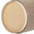 16" Round Upholstered Linen Storage Ottoman-1137504637