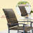 Outdoor Chair,Wicker Rattan Swivel Chair Set-561662776