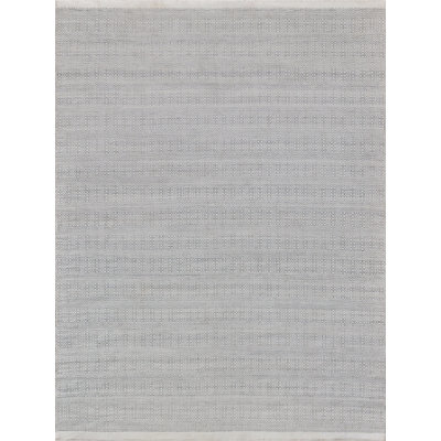 Echo Geometric Area Rug in Ivory