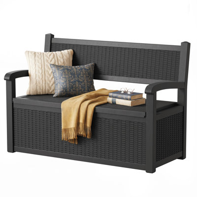 100 Gallon Outdoor Storage Bench Deck Box