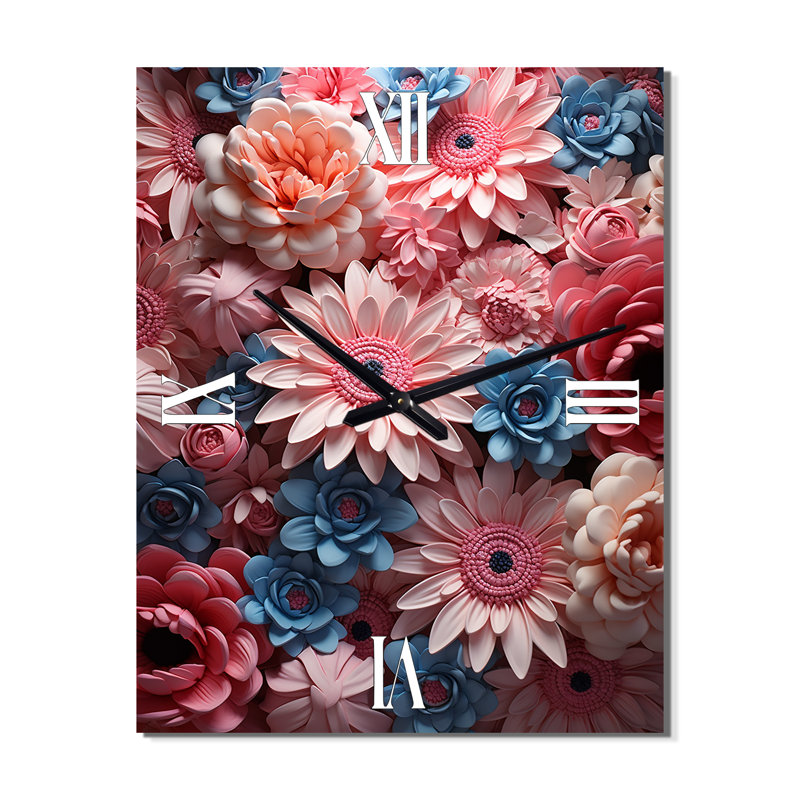 Horloge murale Gomilla - Daisies, Très grand