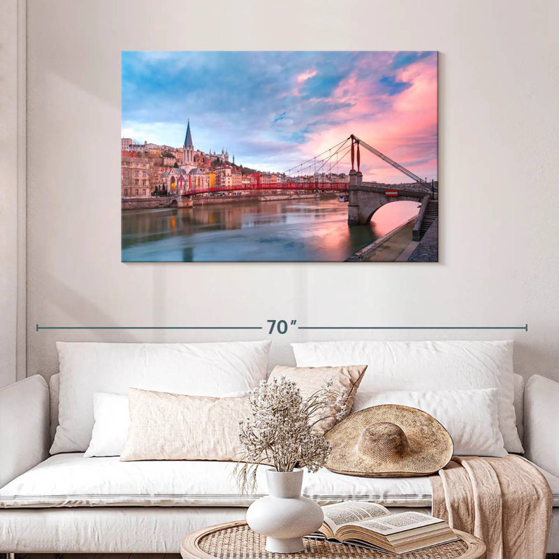 Lyon Sunset, 30" H x 45" W