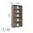 Doyno Tall 5 Shelf Bookcase, Storage and Display Bookshelf for Home Office and Living Room-1548318849