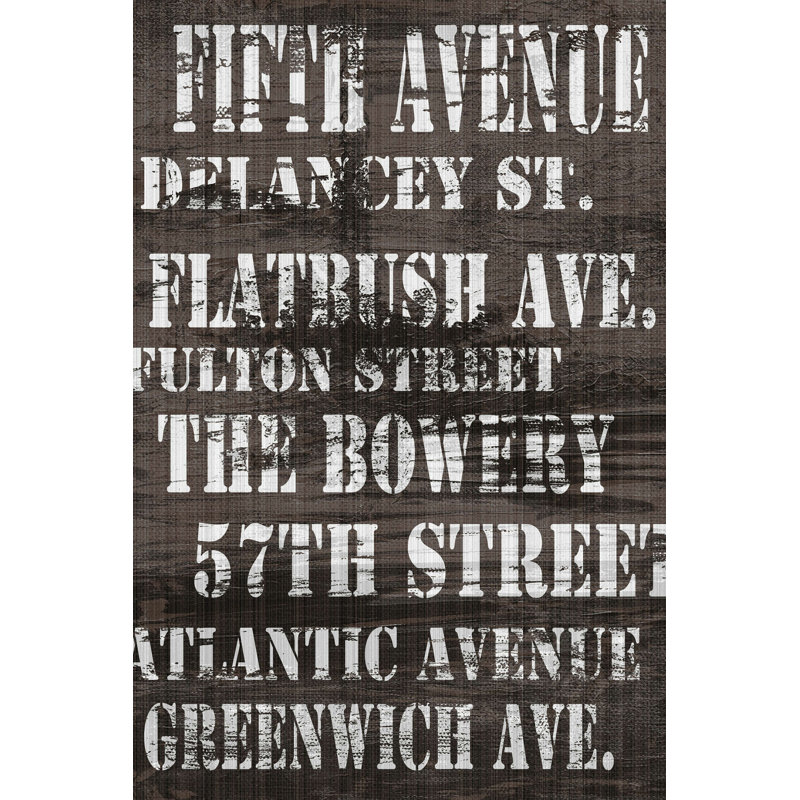 Rues de New York II, H 12 po x l 8 po