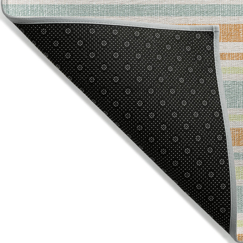 Tapis de couloir intérieur et extérieur orange 8 pi