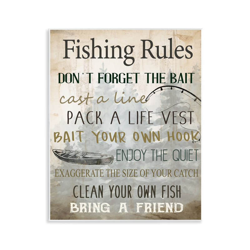 «Pêche Rules List» par Kim Allen