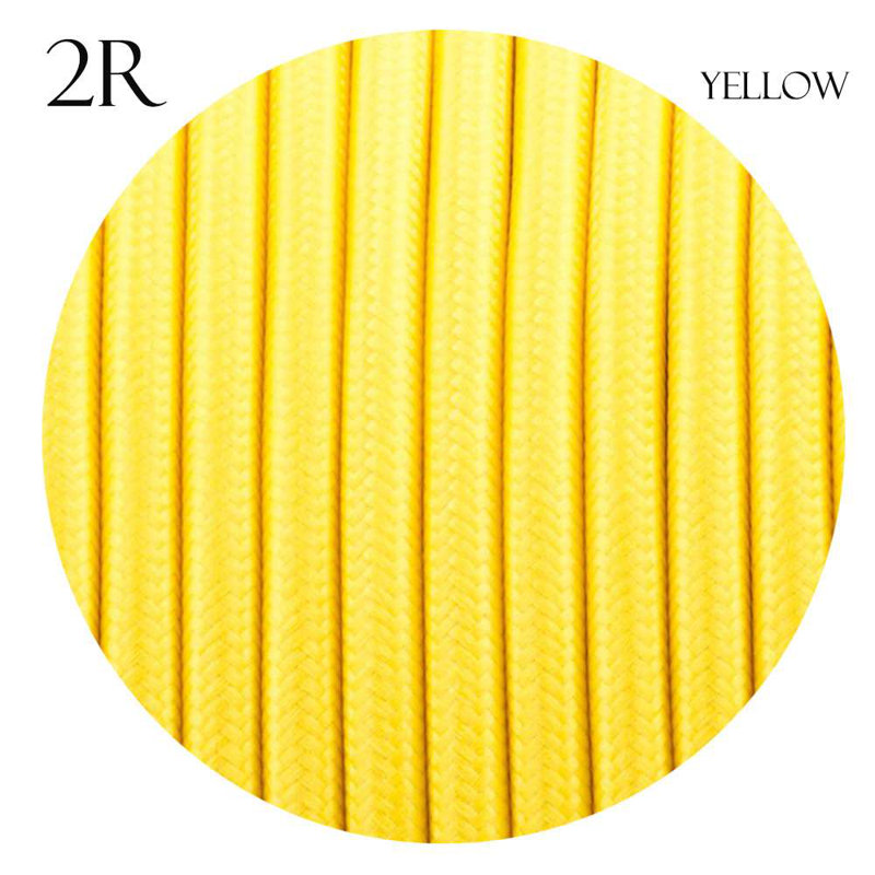 Sotir 2Core Round Fabric, Vintage Style Italian Braided 0.75Mm Flexible Lighting Electrical for UK Lighting Cable