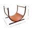 48cm W Metal Log Rack