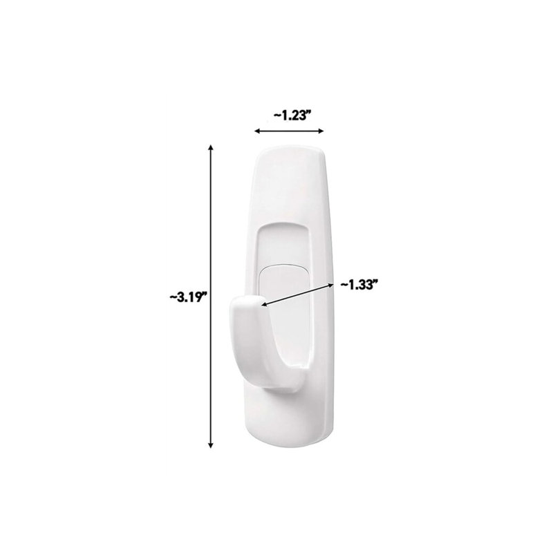 Plastic Wall Mounted Required 7 - Hook Coat Rack