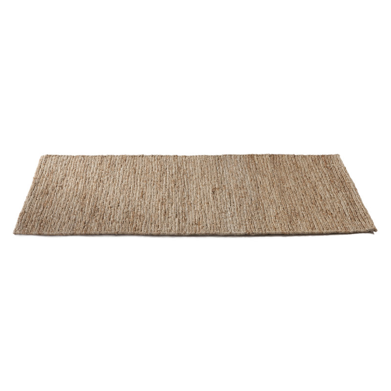 Solid Colour Jute / Sisal Area Rug, Rectangle 60 x 120cm