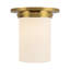Mineral 8-in Brass Flush Mount-2016278283-2016278276