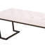 Banc rembourré à boutons beige et bronze, pièce intérieure moderne, structure ouverte, lignes droites, pieds à finition lisse, pi