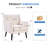 29" Wide Modern Upholstered Button-Tufted Accent Chair With Solid Wood Legs-1120713655