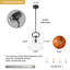 Luminaire suspendu conique industriel 1 lumière-2018570599