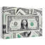 American One Dollar Bill Contemporary Wall Art Print 1 Piece Wrapped Canvas Wall Art-1379119213