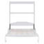 Grand lit escamotable mural avec coussin, grand lit, blanc-1716805630