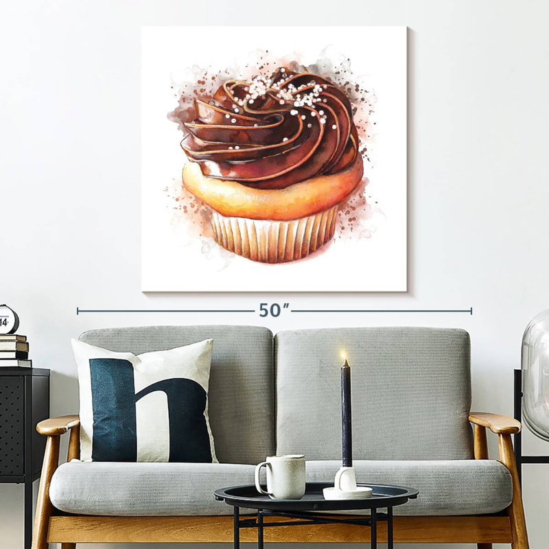 Petit gâteau aquarelle Yarlin, H 33 po x l 33 po