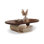 Solid wood new style creative coffee table