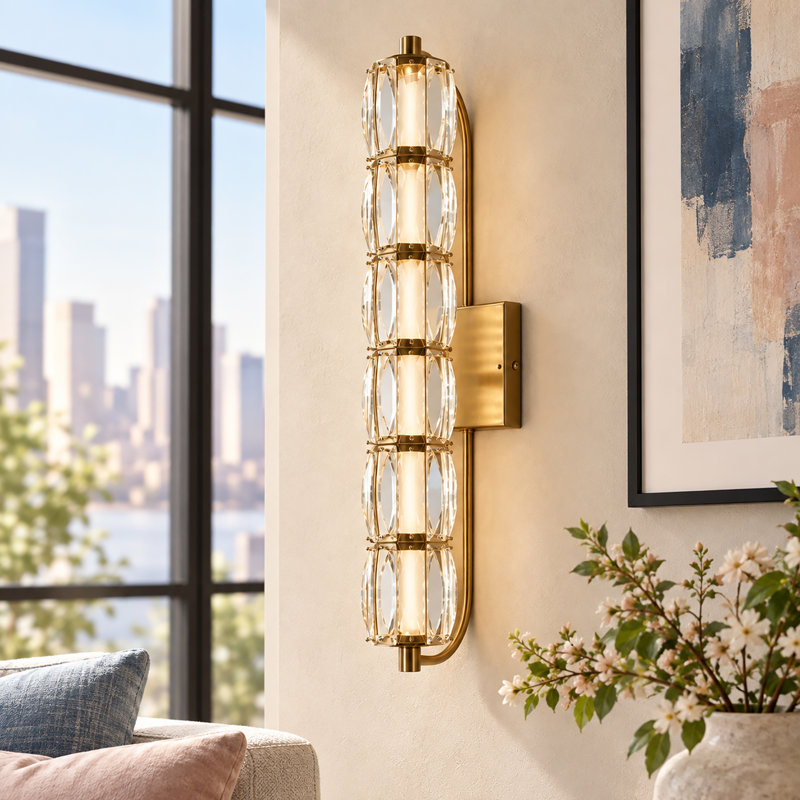 Estrelita Ved Iron LED Armed Sconce