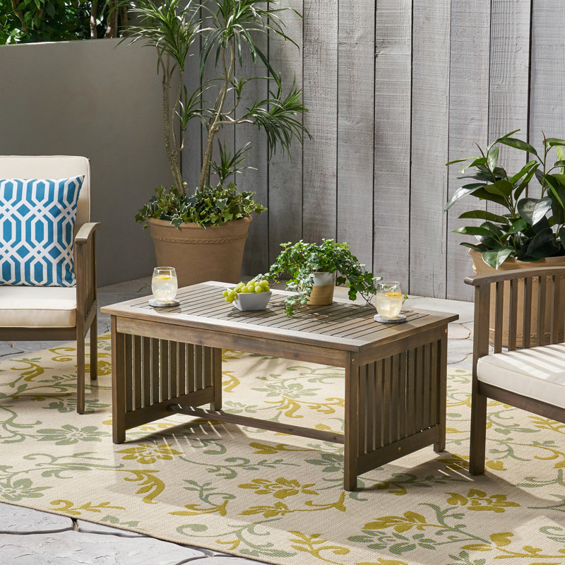Table basse de jardin en bois - Une beauté naturelle pour l'extérieur